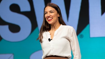 AOC onstage