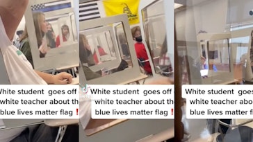 student-berates-teacher-blue-lives-matter-flag