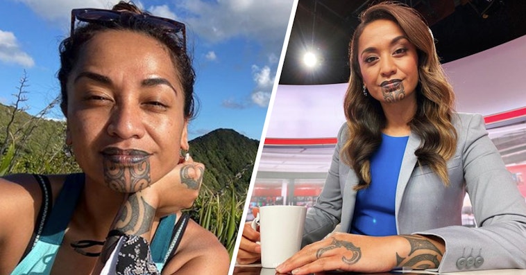 journalist face tattoo maori