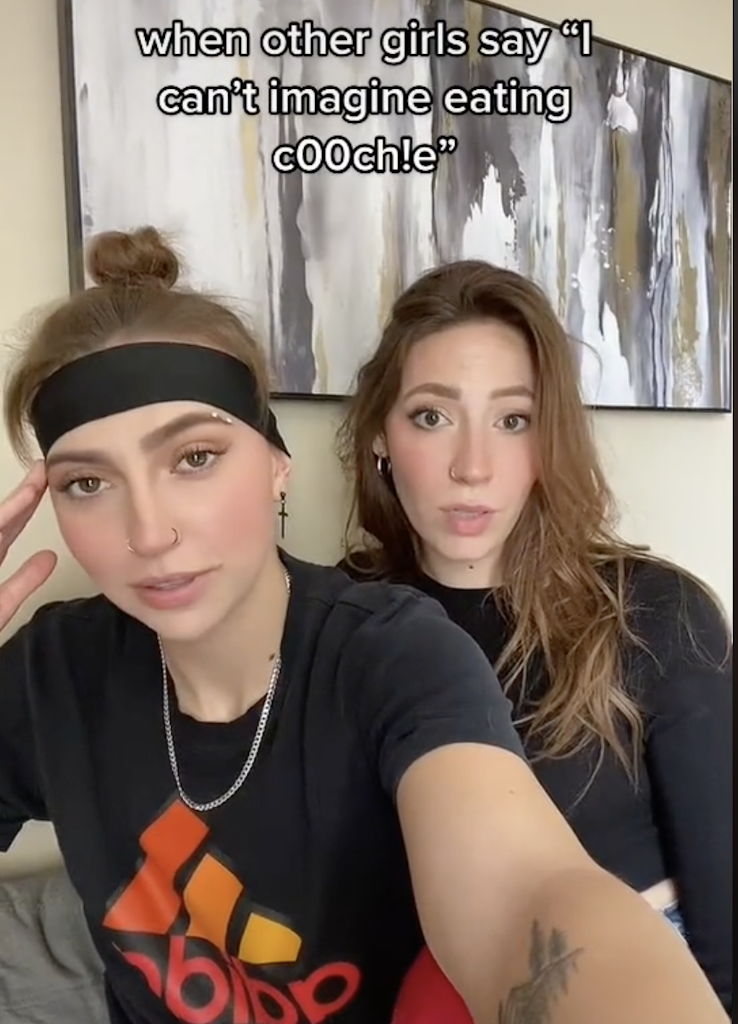 lesbian couple sisters tiktok