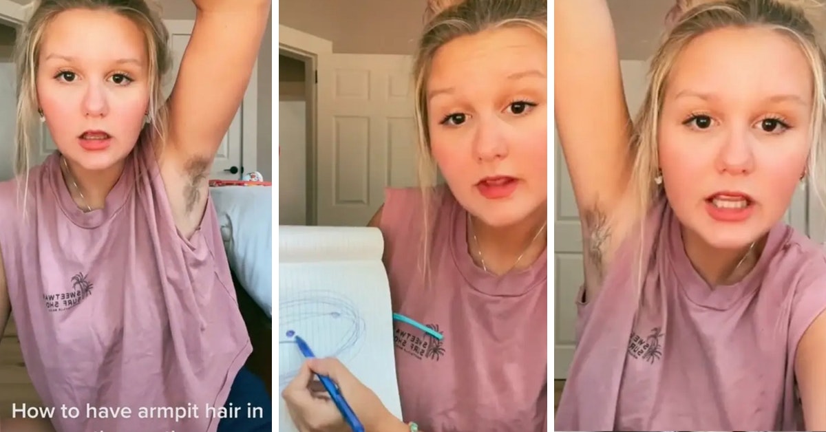 Woman's Explanation For Why She Won't Shave Her Armpit Hair Goes Viral